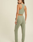 The Kiera Soft Ribbed Joggers