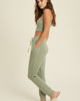 The Kiera Soft Ribbed Joggers