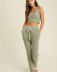 The Kiera Soft Ribbed Joggers