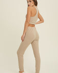 The Kiera Soft Ribbed Joggers