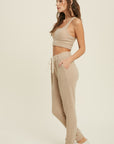 The Kiera Soft Ribbed Joggers