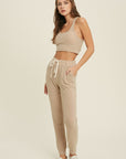 The Kiera Soft Ribbed Joggers