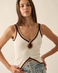 The Wren Colorblock Sweater Tank Top