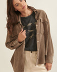 The Yora Corduroy Shacket