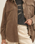 The Yora Corduroy Shacket