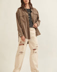The Yora Corduroy Shacket