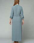 The Sandrine Maxi Shirt Dress
