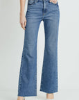 The Dana Disco High Rise Flare Jeans by Just Black Denim