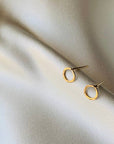 The Anna Circle Studs by Points Jewelry