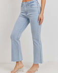 The Alice Cropped Kick Flare Jeans by Just Black Denim