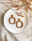 The Abi Textured Clay Earrings by Taylor'd to All