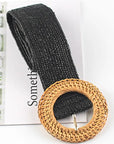 The Woven Round Buckle Belt