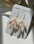 The Adele Marbled Earrings by Earth + Clay Collective