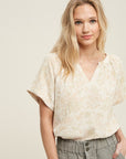 The Justine Floral Guaze Top