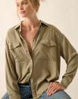 The Adina Collared Button Down Top