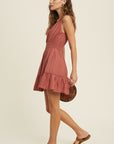 The Adri Smocked Mini Dress