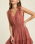 The Adri Smocked Mini Dress