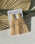 The Kendra Translucent Earrings by Earth + Clay Collective