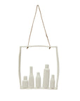 Unglazed Hanging Ceramic Bud Vase