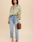 The Alora Floral Button Up Shirt