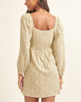 The Amaya Square Neck Mini Dress