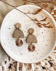 The Ana Sunburst Clay Earrings by Taylor'd to All