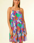 The Aneth Abstract Mini Dress by FRNCH