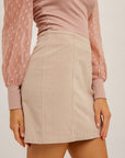 The Astrid Corduroy Mini Skirt