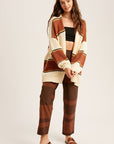 The Aiden Striped Open Cardigan
