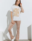 The Wildflower Checkered Tee