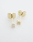 Crystal Baguette Stud Earrings
