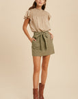 The Bambi Smocked Neck Blouse