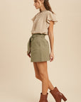 The Bambi Smocked Neck Blouse