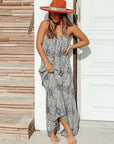 The Tia Geometric Maxi Dress