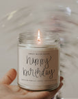 The Happy Birthday Soy Candle by Sweet Water Decor