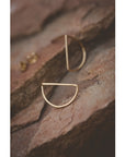The Half Moon Studs by Desert Moon Design