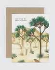 The Breath Away Joshua Tree Love Greeting Card by Paper Anchor Co