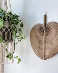 Hand-Woven Palm Leaf Fan