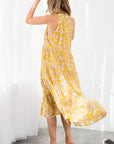 The Victoria Tiered Halter Maxi Dress