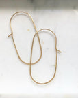 Capsule Hoops by Token Jewelry
