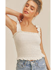 The Midnight Swim Smocked Tank