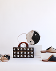 Balinese Yin Yang Rattan Bag by Folk Fortune