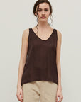 The Annchi Satin Tank