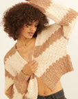 The Camryn Striped Cardigan