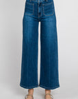 The Cara Patch Pocket Medium Wide Leg Jeans by L.T.J