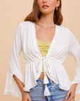 The Carly Ruffle Babydoll Top