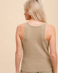 The Casey Thermal Tank Top + Shorts Set - Sold Separately