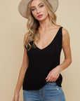 The Rita V Back Knit Tank