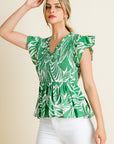 The Ilana Smocked Print Top
