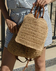 The Havannah Straw Backpack